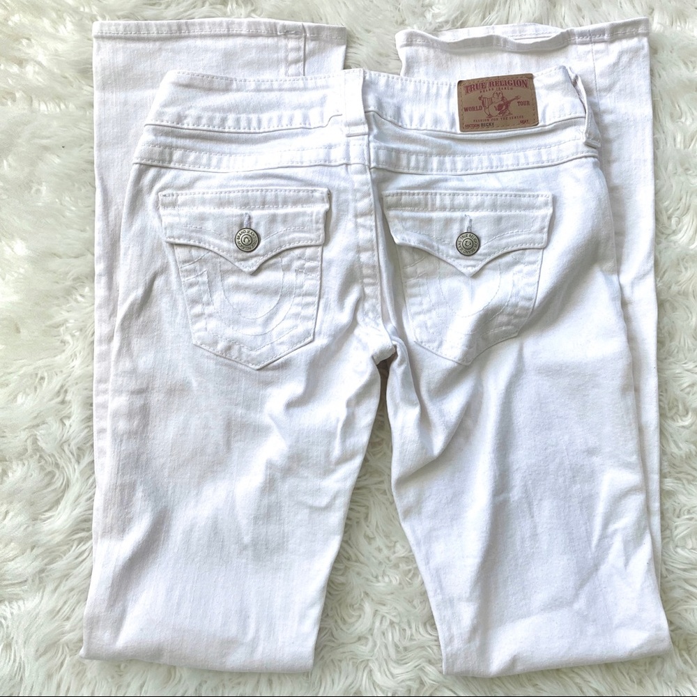 True Religion Becky White Jeans